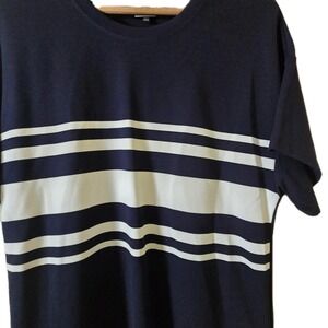 Cabi Catamaran Tee Small Navy Stripe Spring 2024 Style 6420 Nautical